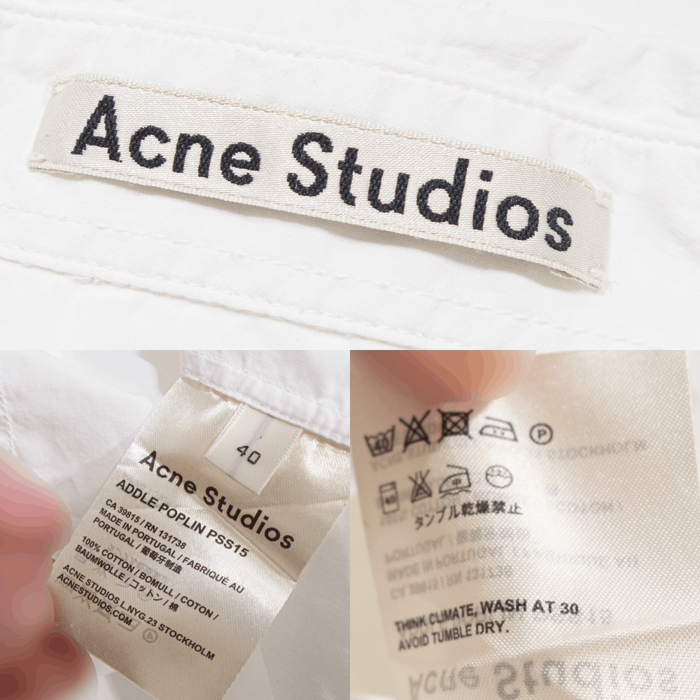 Acne Studios Addle Poplin PSS15 Oversize Shirt Size S / US 4 / IT 40 - 9 Thumbnail