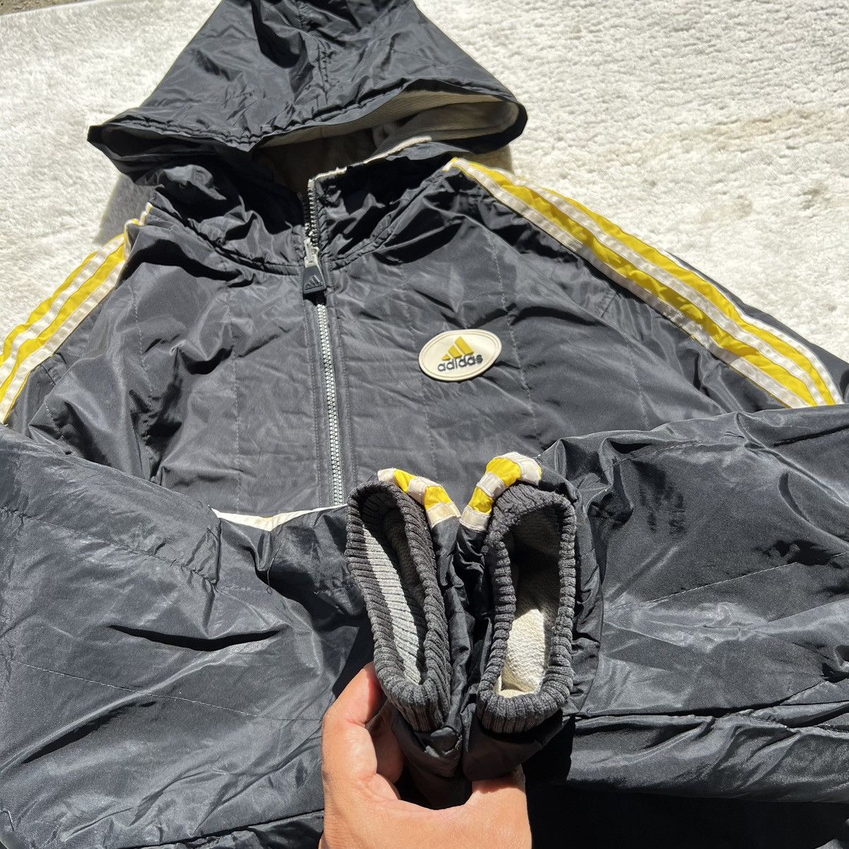 Adidas × Japanese Brand × Vintage Vintage Adidas Reversible Puffer Jacket Size US M / EU 48-50 / 2 - 10 Thumbnail
