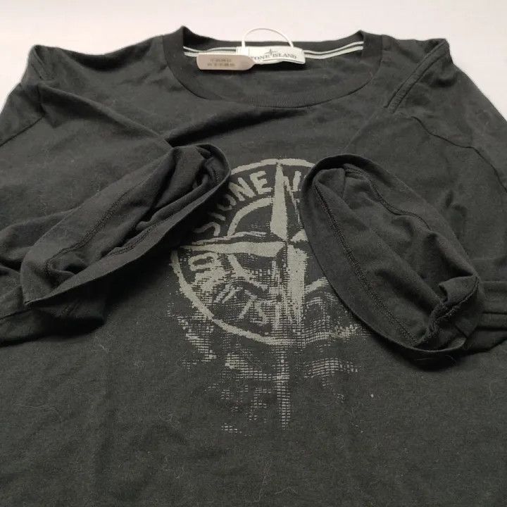 Stone Island Stone Island Black Compass Logo TShirt -2506 Size US L / EU 52-54 / 3 - 1 Thumbnail