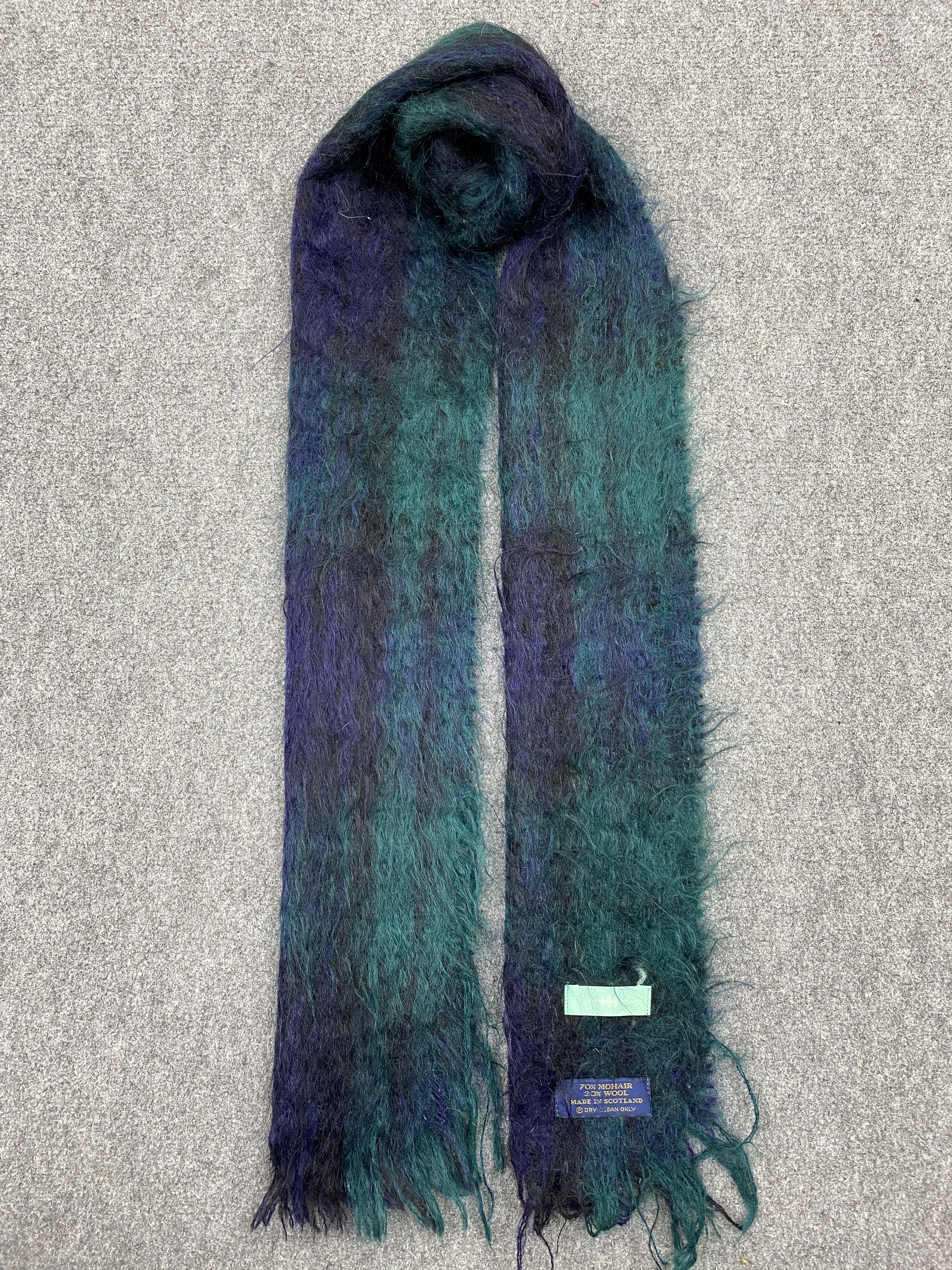 Other Tartan Mohair Scarf Muffler Neckwear SC0107 Size ONE SIZE - 3 Thumbnail