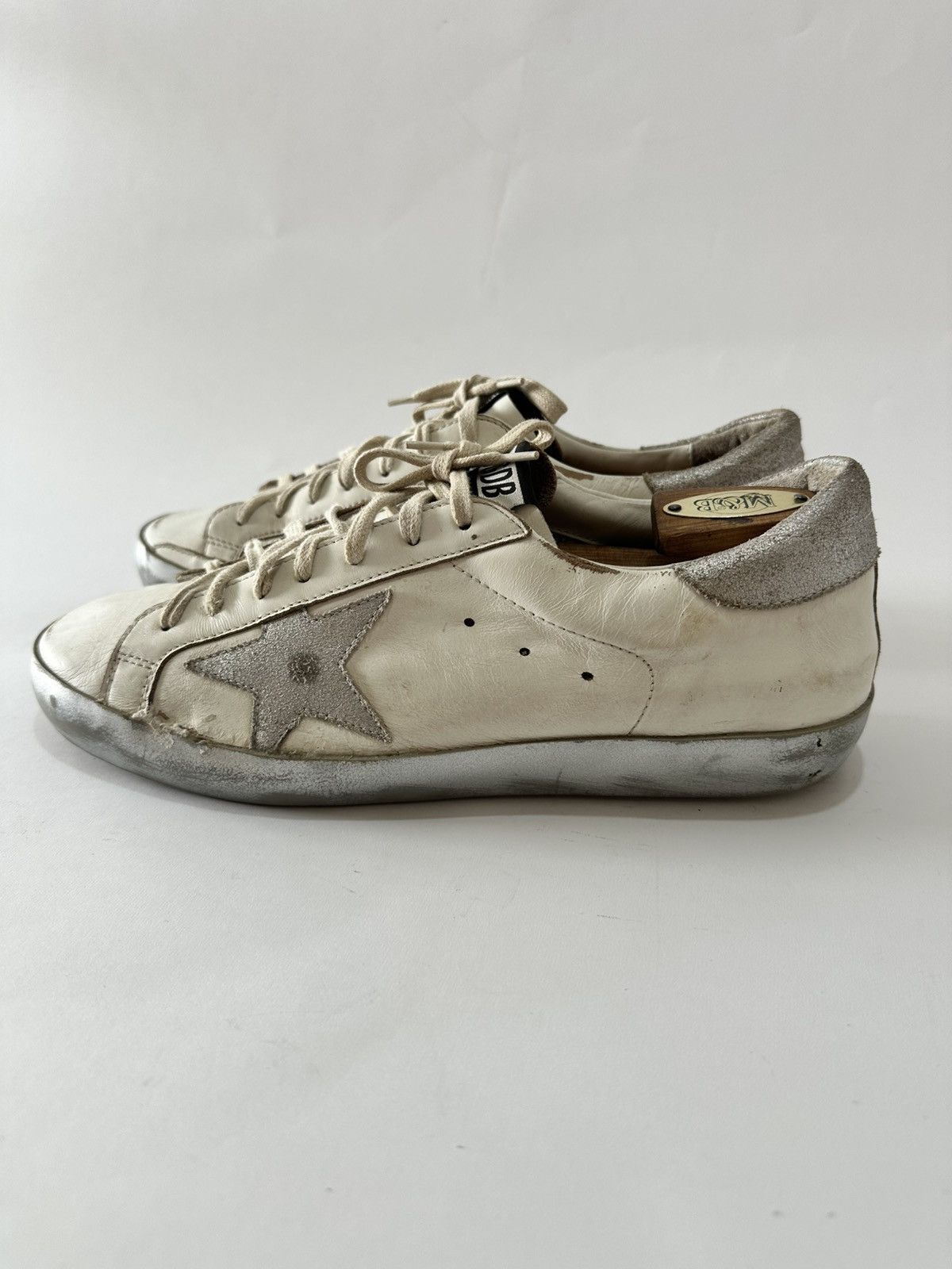 Golden Goose Golden Goose White Leather Suede Superstar Sneaker Size 41 Size US 8.5 / EU 41-42 - 6 Thumbnail