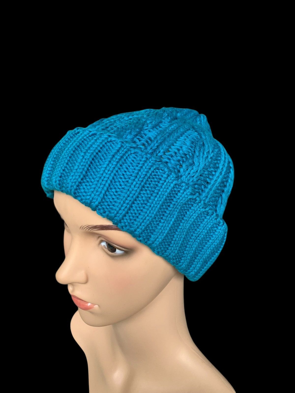 Japanese Brand × Kapital × Vintage Crochet Cable Knit Beanie Hat Japanese Style Size ONE SIZE - 5 Thumbnail