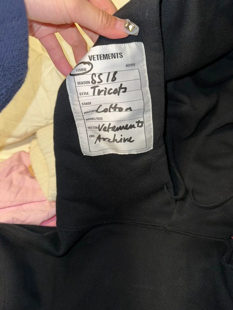Vetements Vetements 16ss Showpiece Flame-shaped Hoodie Size US M / EU 48-50 / 2 - 2 Thumbnail