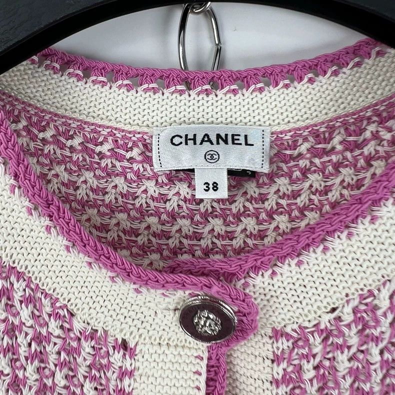 Chanel Chanel Pink braided sleeveless dress Size XS / US 0-2 / IT 36-38 - 4 Thumbnail