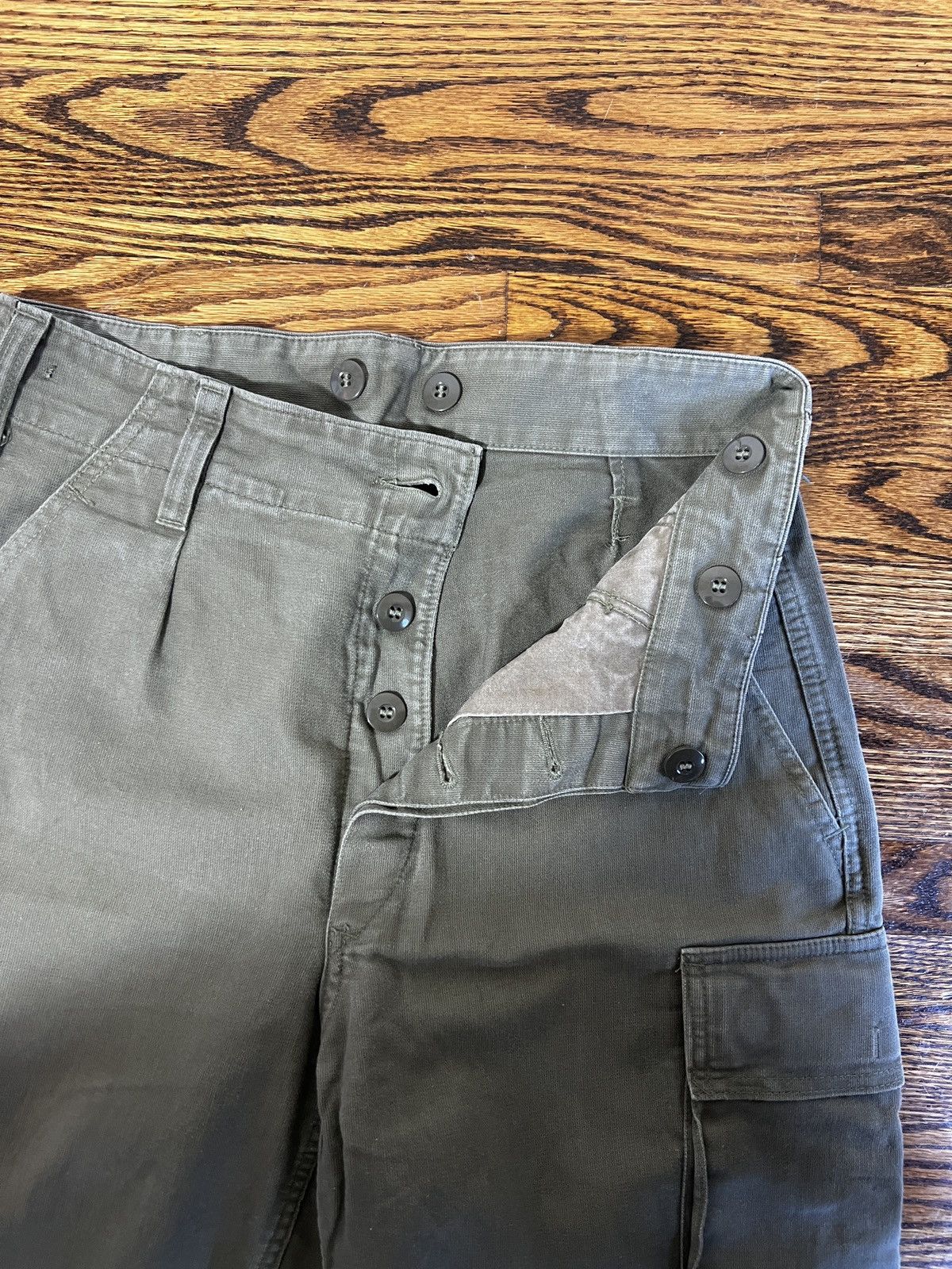 Vintage German military deadstock cargo pants Size US 32 / EU 48 - 3 Thumbnail