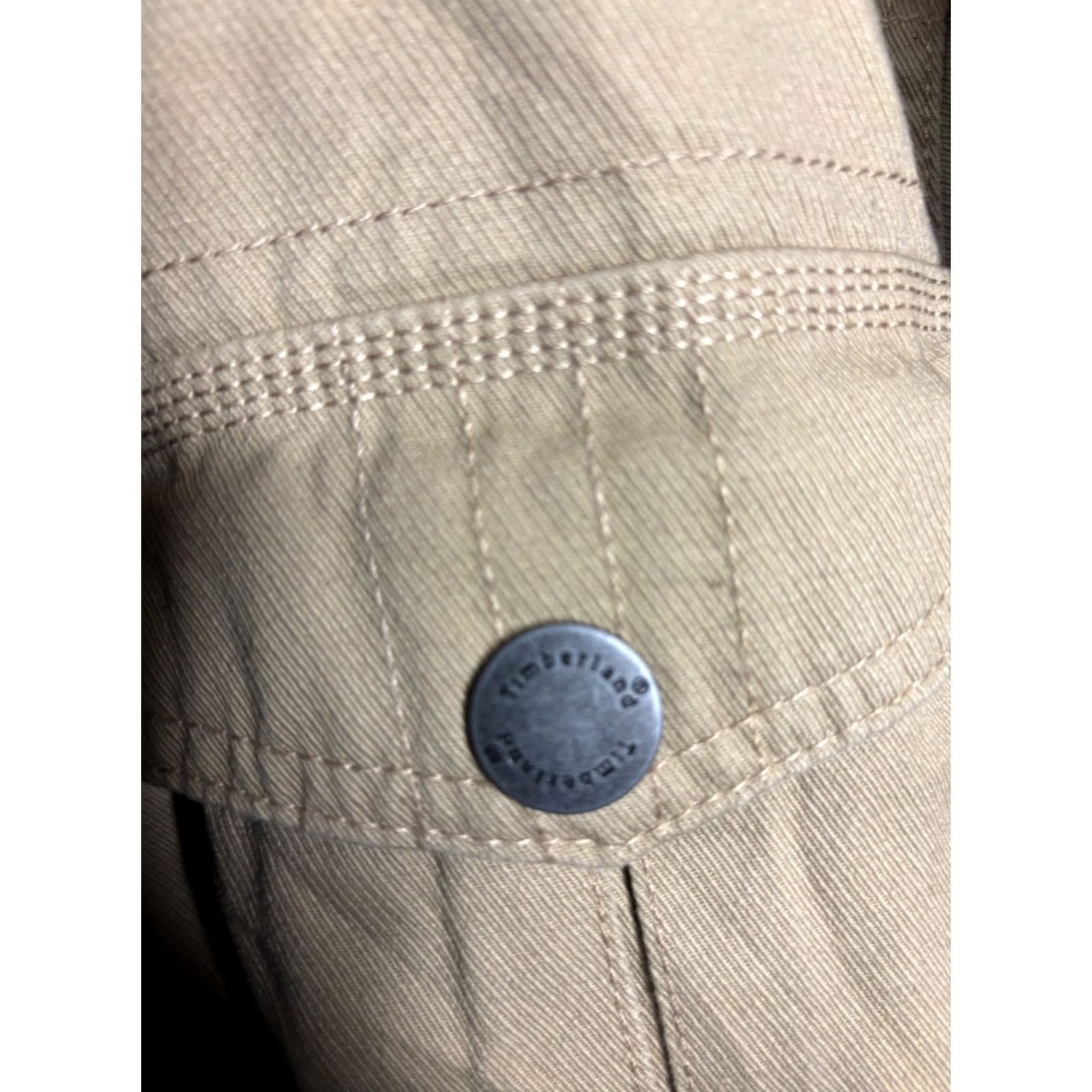 Timberland VINTAGE Timberland Weather Gear Jacket Mens Utility Weathergear 90s Beige XL Regular Zipper Full Zip Lined Cotton Canvas Hiking Outdoor Size US XL / EU 56 / 4 - 4 Thumbnail
