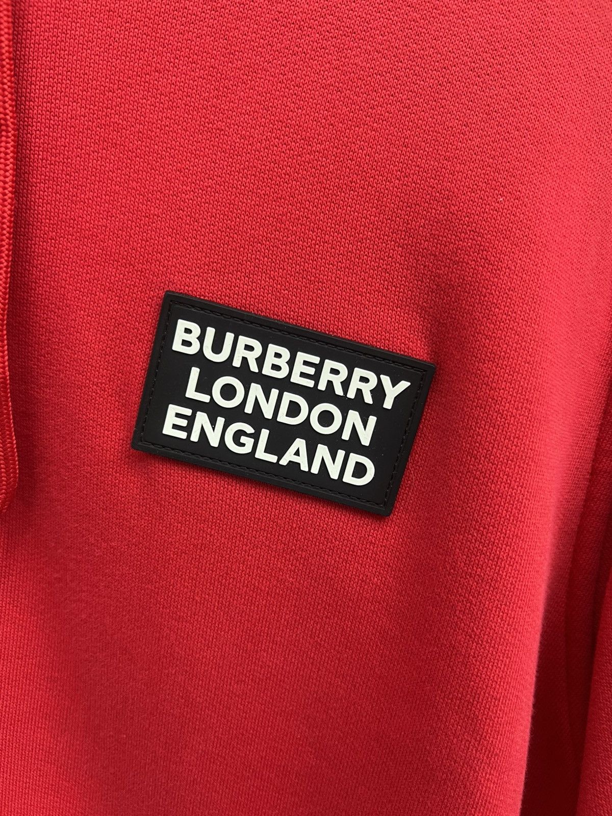 Burberry Burberry Red Zipper Hoodie Size US XL / EU 56 / 4 - 6 Thumbnail