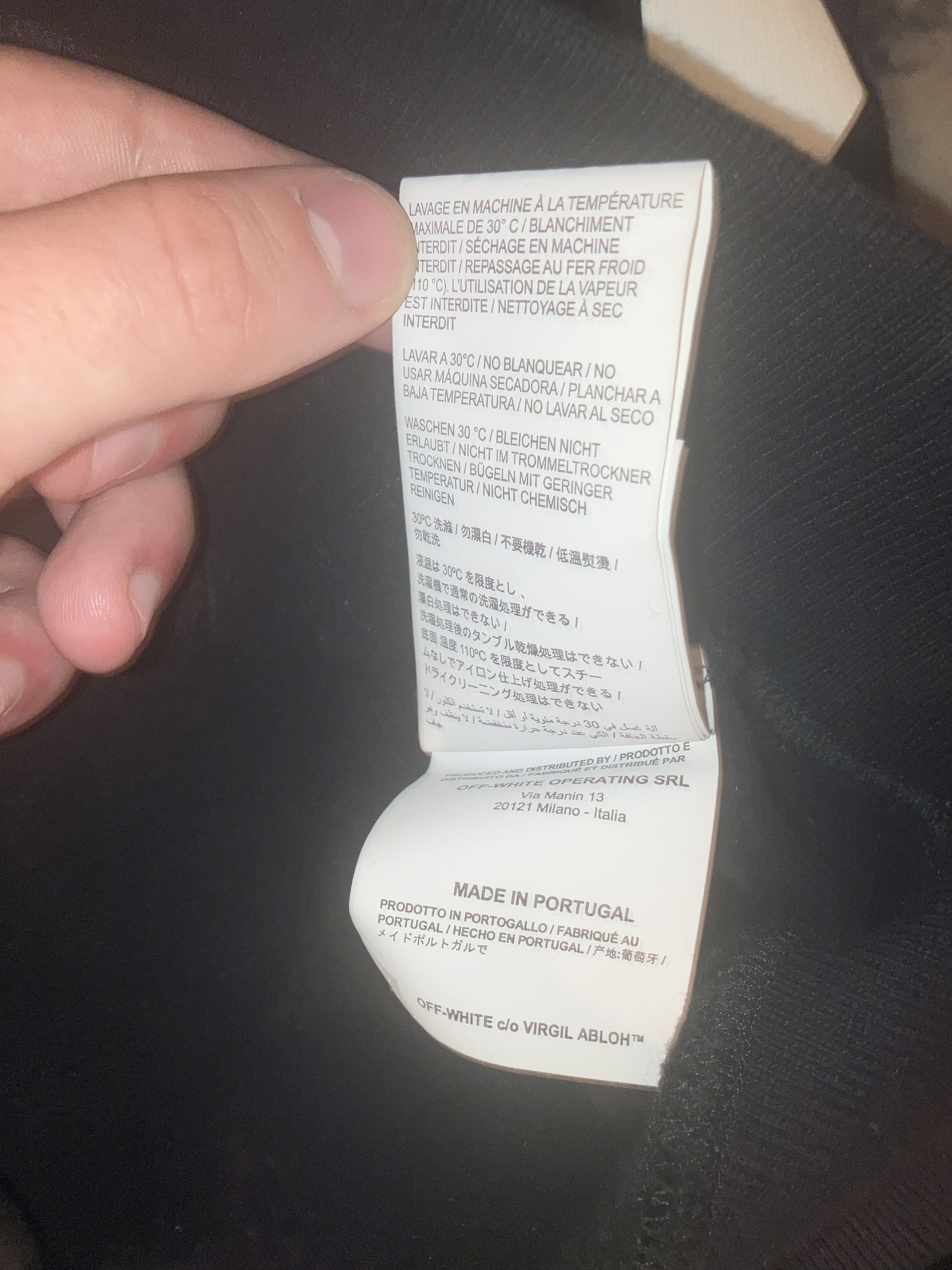 Off-White × Virgil Abloh "Business Casual" 2019 Hoodie Size US S / EU 44-46 / 1 - 7 Thumbnail