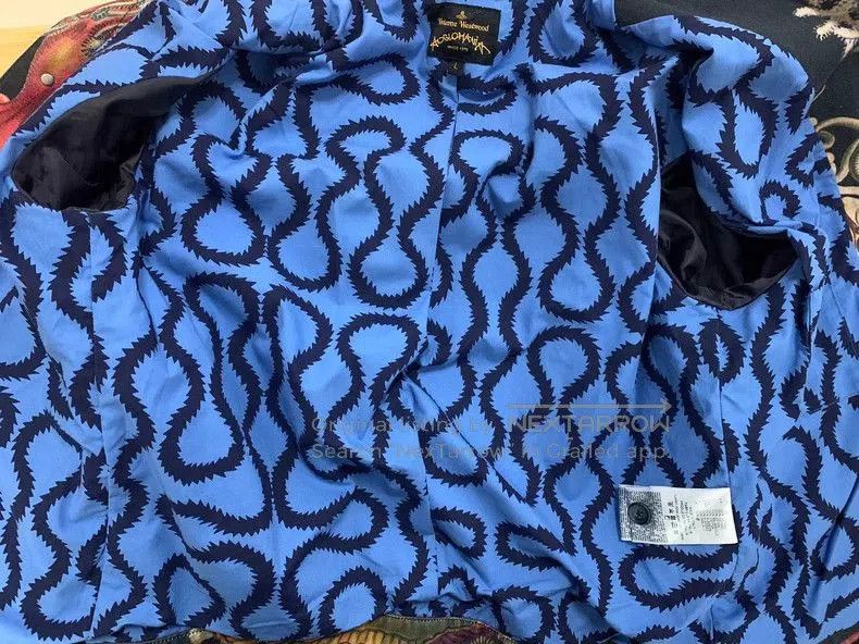 Vivienne Westwood Vivienne Westwood Ocean Print Denim Jacket . Size US L / EU 52-54 / 3 - 8 Thumbnail
