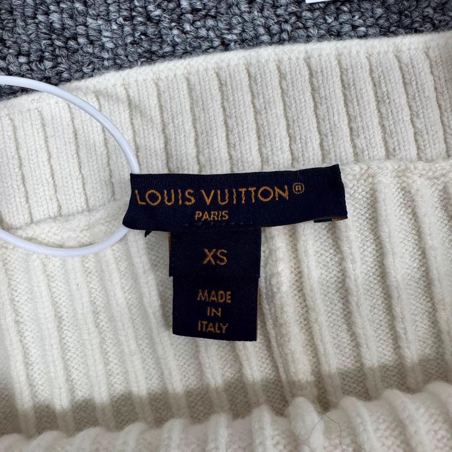 Louis Vuitton LV White Knit Camisole with Chain XS 99 New Size XS / US 0-2 / IT 36-38 - 5 Thumbnail