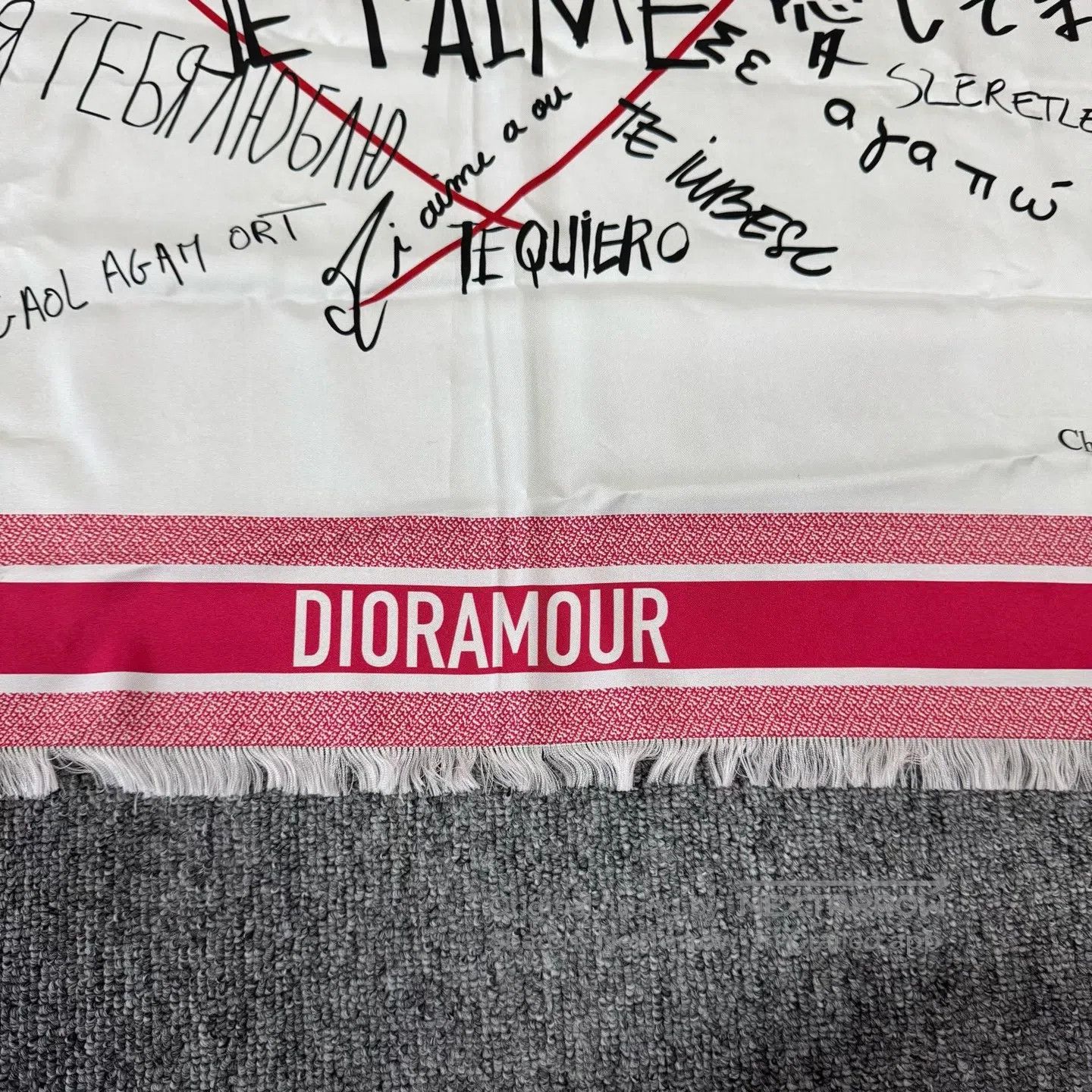 Dior Dior Tassel; Silk from silkworms; Silk scarf| Size ONE SIZE - 2 Thumbnail
