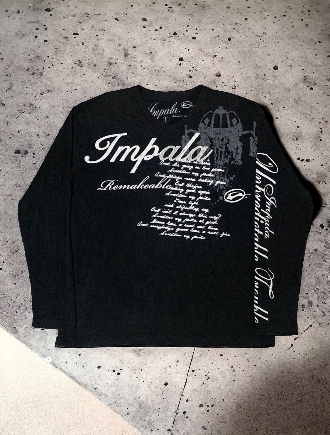 Hysteric Glamour Streetwear IMPALA Brand Quotes Massive Evidence Conflict Size US L / EU 52-54 / 3 - 1 Thumbnail