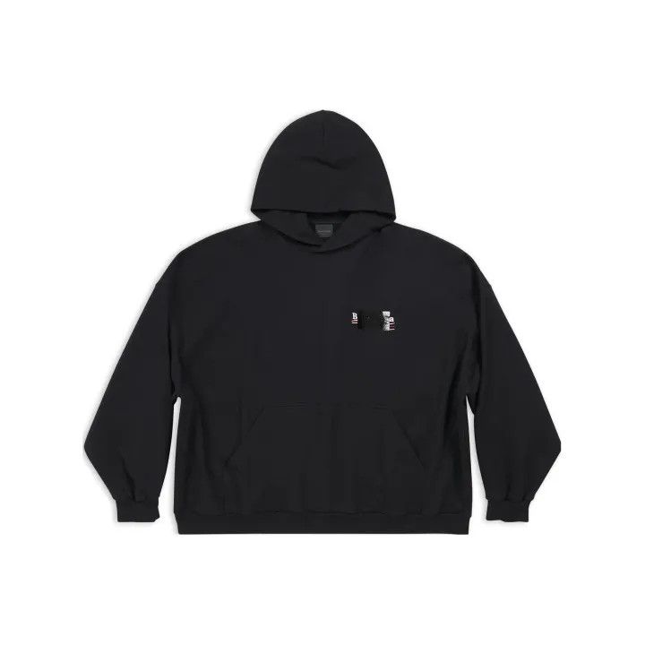 Balenciaga Balenciaga Logo Print Pullover Hoodie 0079 Size US M / EU 48-50 / 2 - 1 Thumbnail