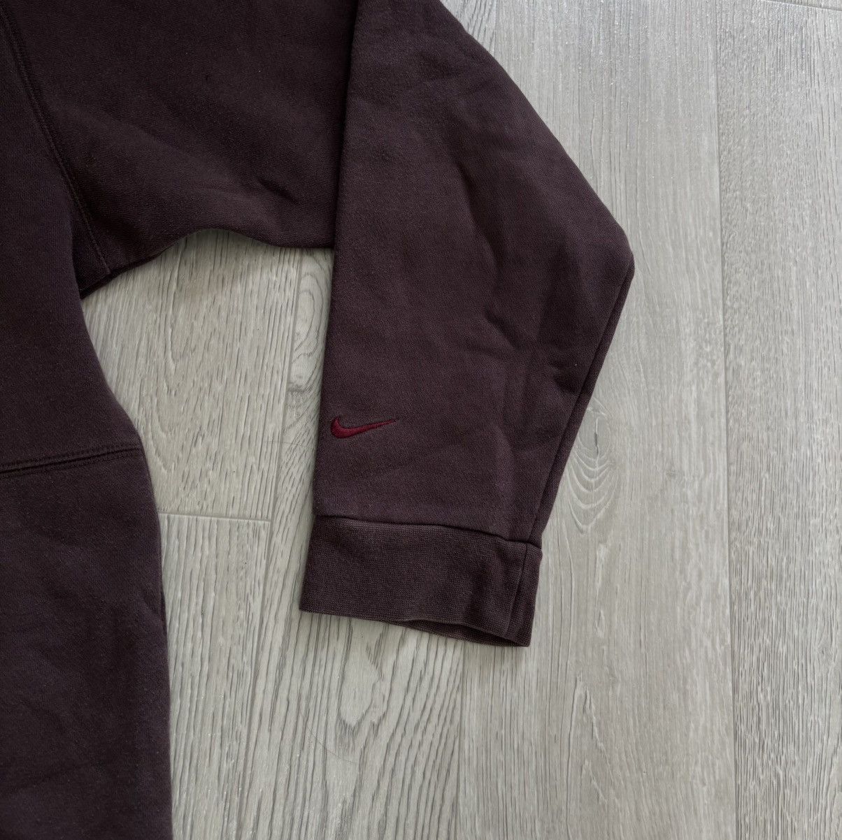 Nike 90s Nike Embroidered Sweatshirt Vintage Brown Zip Pocket ACG Size US M / EU 48-50 / 2 - 4 Thumbnail