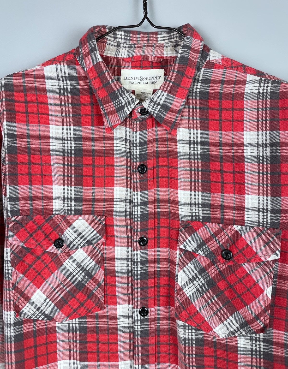 Denim & Supply Ralph Lauren Denim & Supply Ralph Lauren Flannel Checked LS Shirt Size XL Size US XL / EU 56 / 4 - 3 Thumbnail