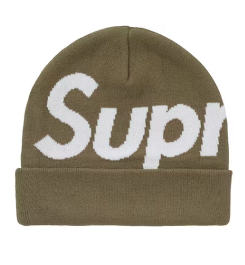 Supreme Big Logo Beanie | Grailed