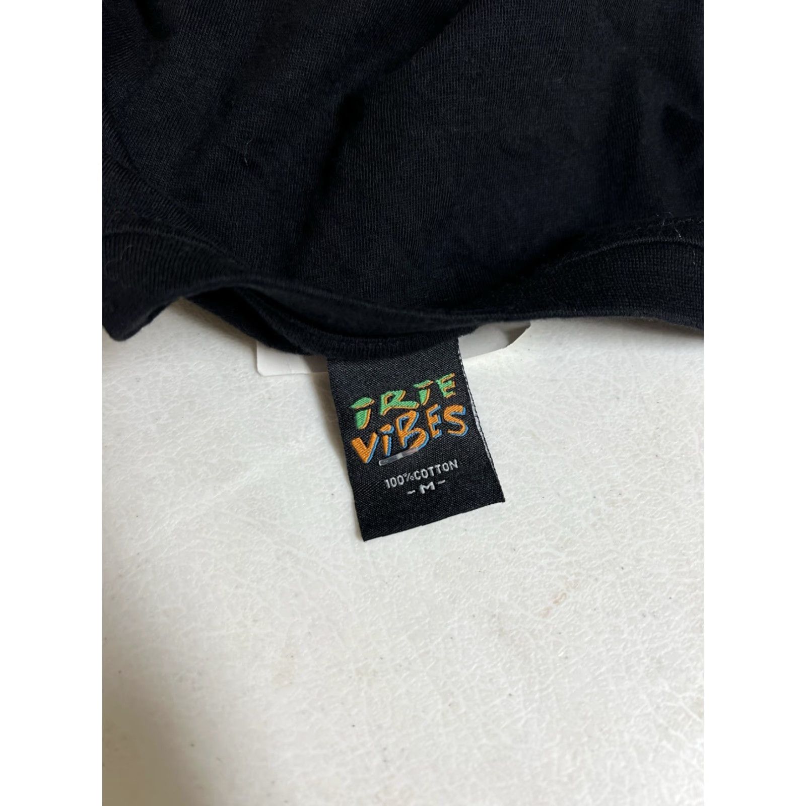 Vintage VINTAGE Irie Vibes T-Shirt Black 2000s No Problem Jamaica Adult M Short Sleeve Crew Neck Men "Beach" "Classic" Shirt Size US M / EU 48-50 / 2 - 6 Thumbnail