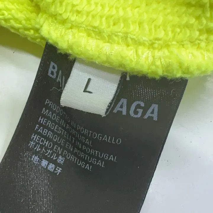 Balenciaga Balenciaga Balenciaga Neon Yellow BB Logo Hoodie -2507 Size US L / EU 52-54 / 3 - 4 Thumbnail