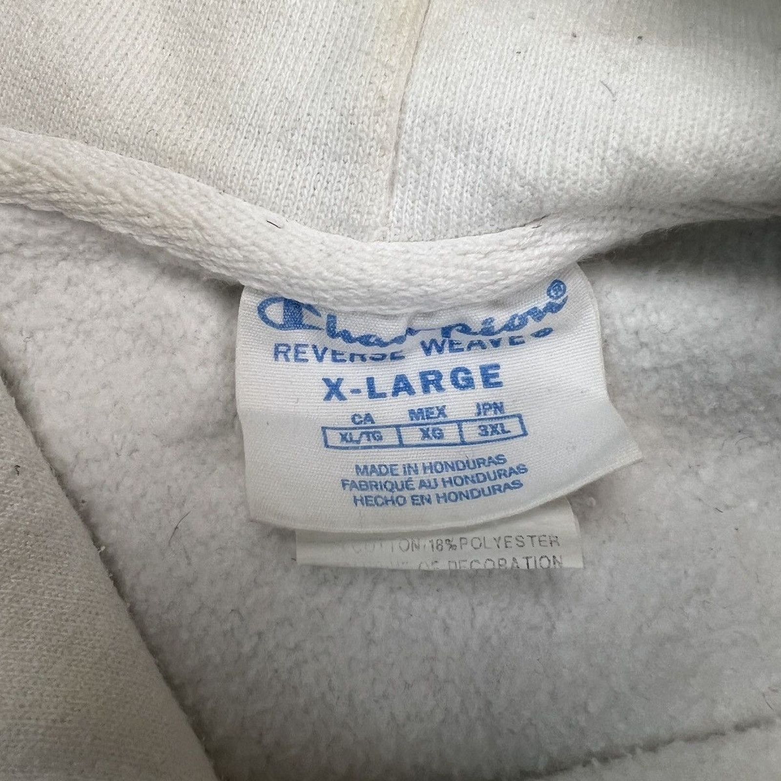 Champion × Vintage Champion Reverse Weave Hoodie XL Script Spell Out Hooded Size US XL / EU 56 / 4 - 7 Thumbnail