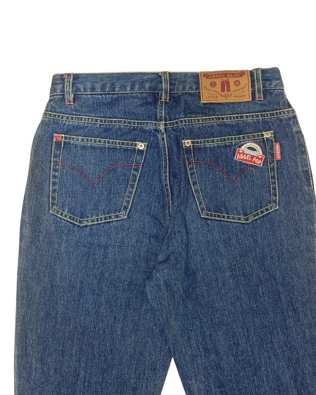 Angel Blue Angel Blue Established 1989 Motto Embroidery Flared Jeans Size 28" / US 6 / IT 42 - 4 Thumbnail