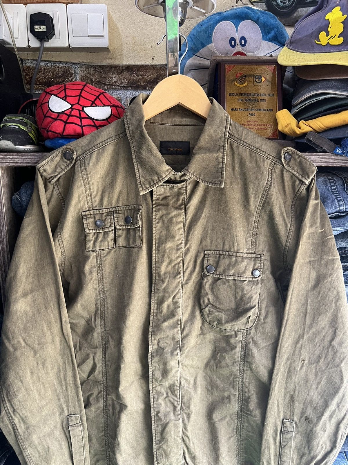 Tete Homme 🔥Tete Homme Issey Miyake Overshirt Jacket Size US M / EU 48-50 / 2 - 4 Thumbnail