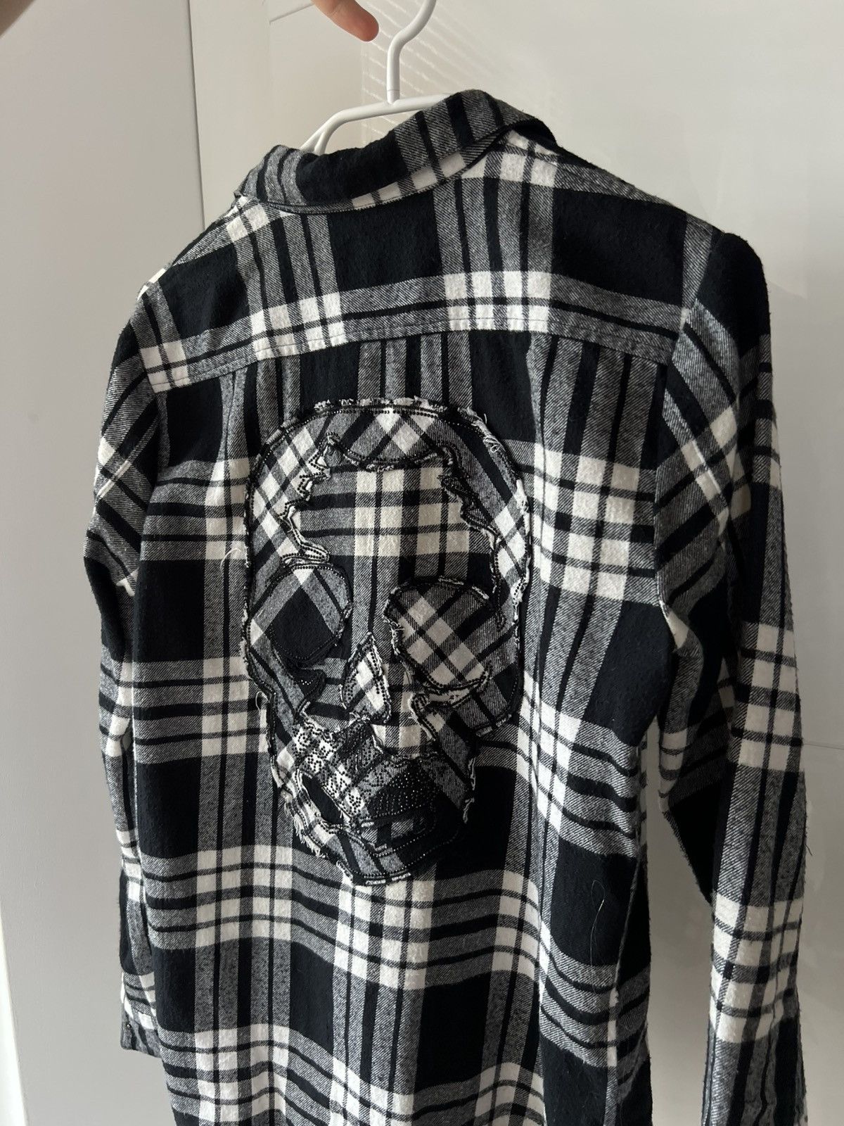 Zadig & Voltaire Zadig & Voltaire Tessy Patch Big Logo ‘Scull’ Flanel Shirt Size US XS / EU 42 / 0 - 4 Thumbnail