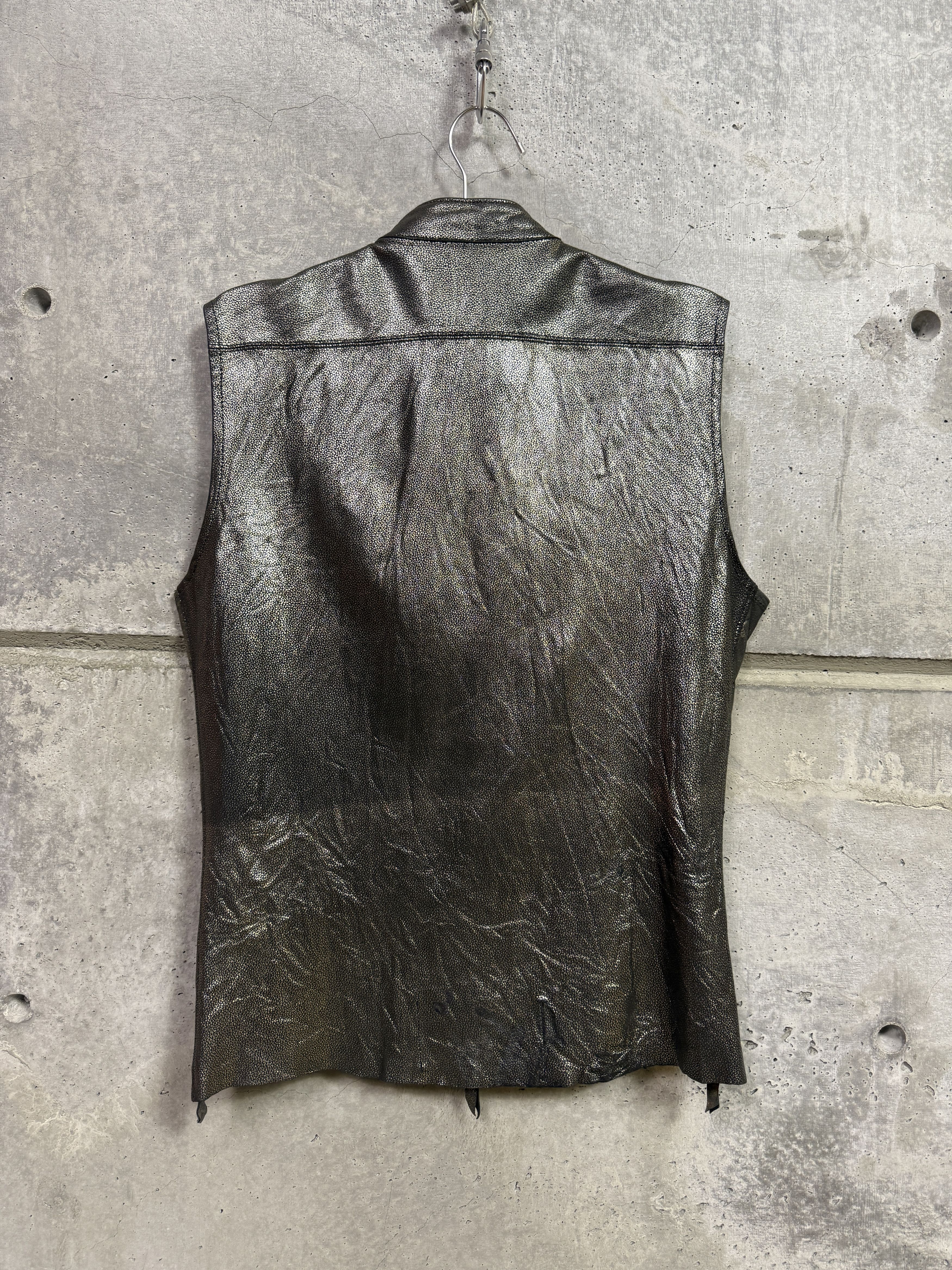 Leather Logan Riese Leather Motorcycle Vest Size US L / EU 52-54 / 3 - 2 Thumbnail