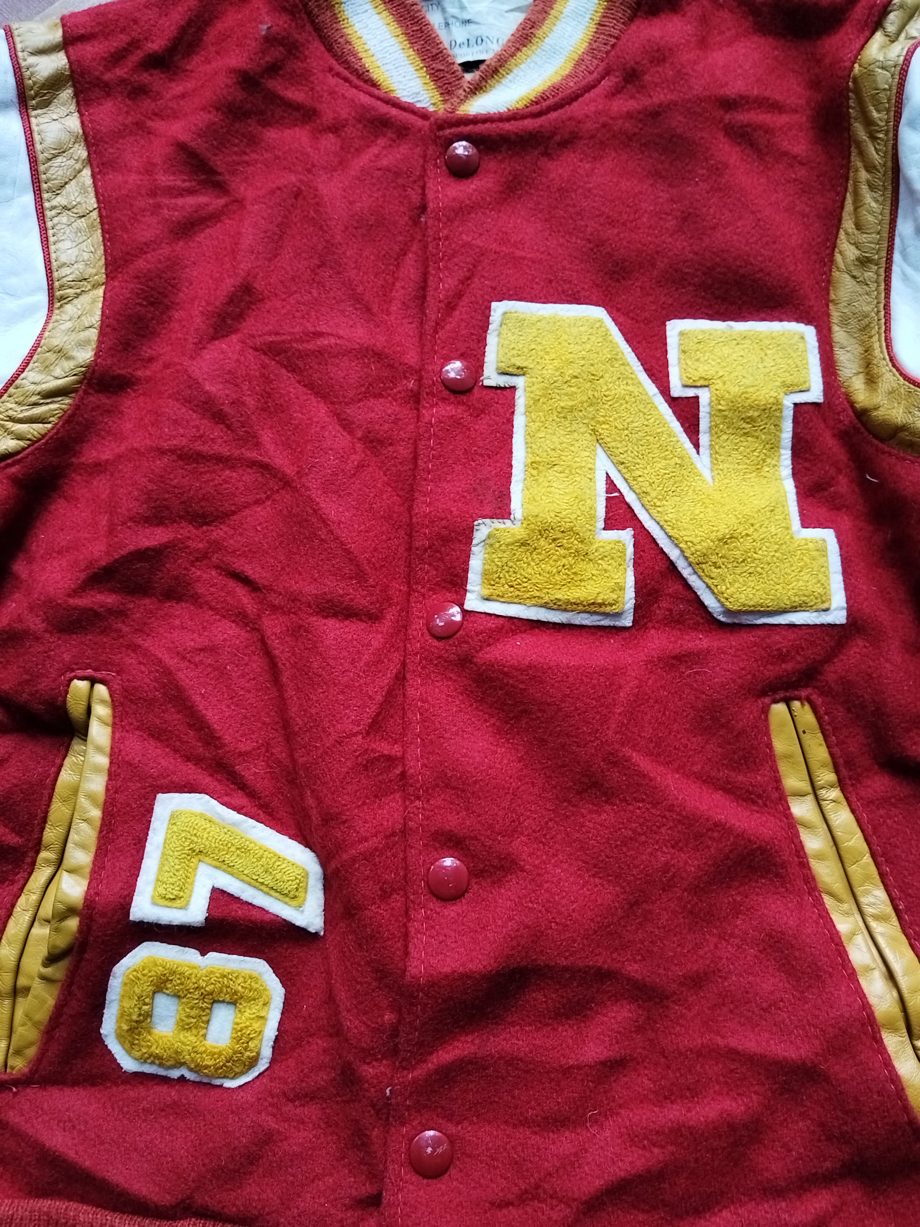 Delong Vintage Delong Varsity Jacket N Size US M / EU 48-50 / 2 - 7 Thumbnail