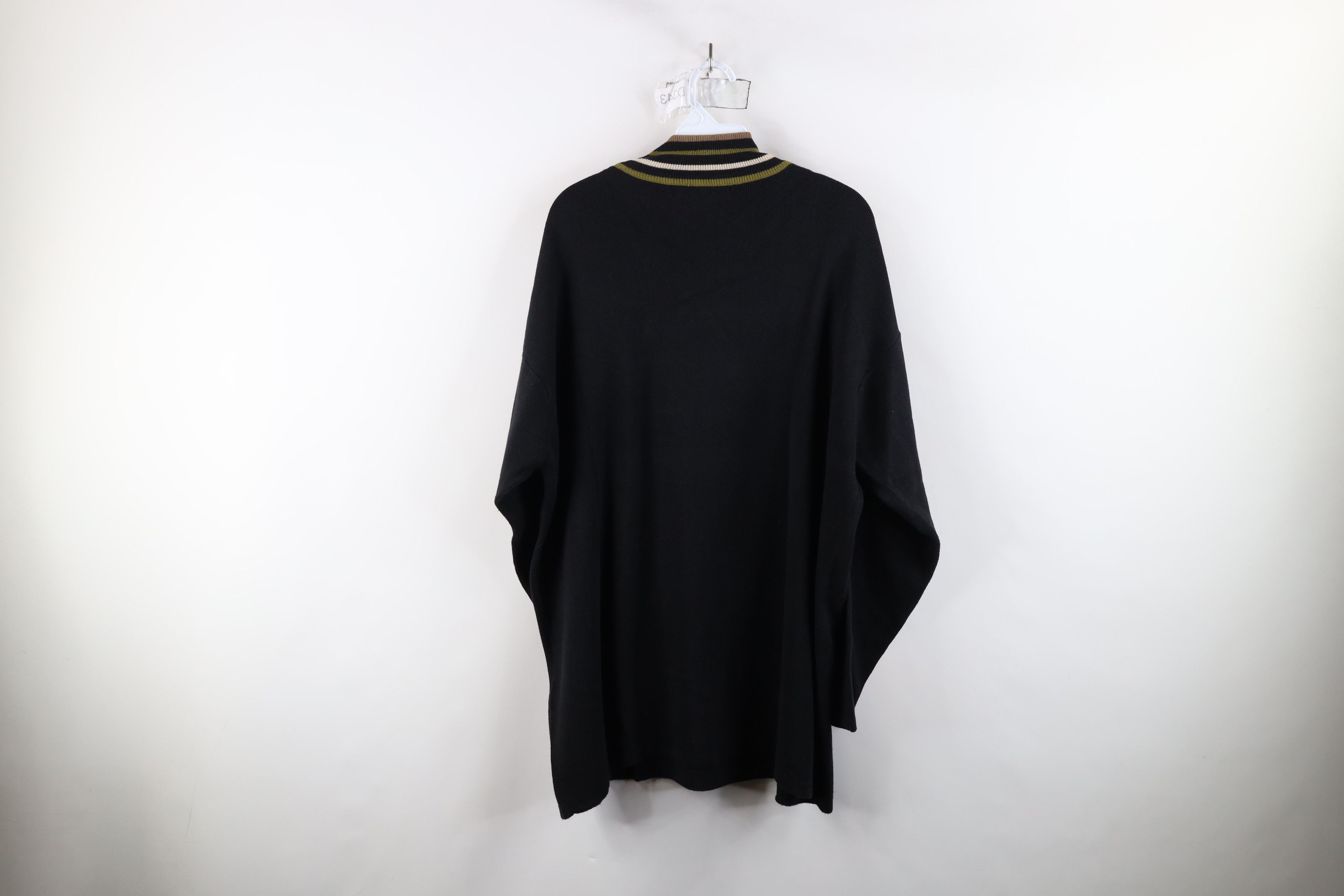 Vintage Vintage 90s Streetwear Baggy Oversized Ribbed Knit Sweater Size XXL / US 16-18 / IT 52-54 - 10 Thumbnail