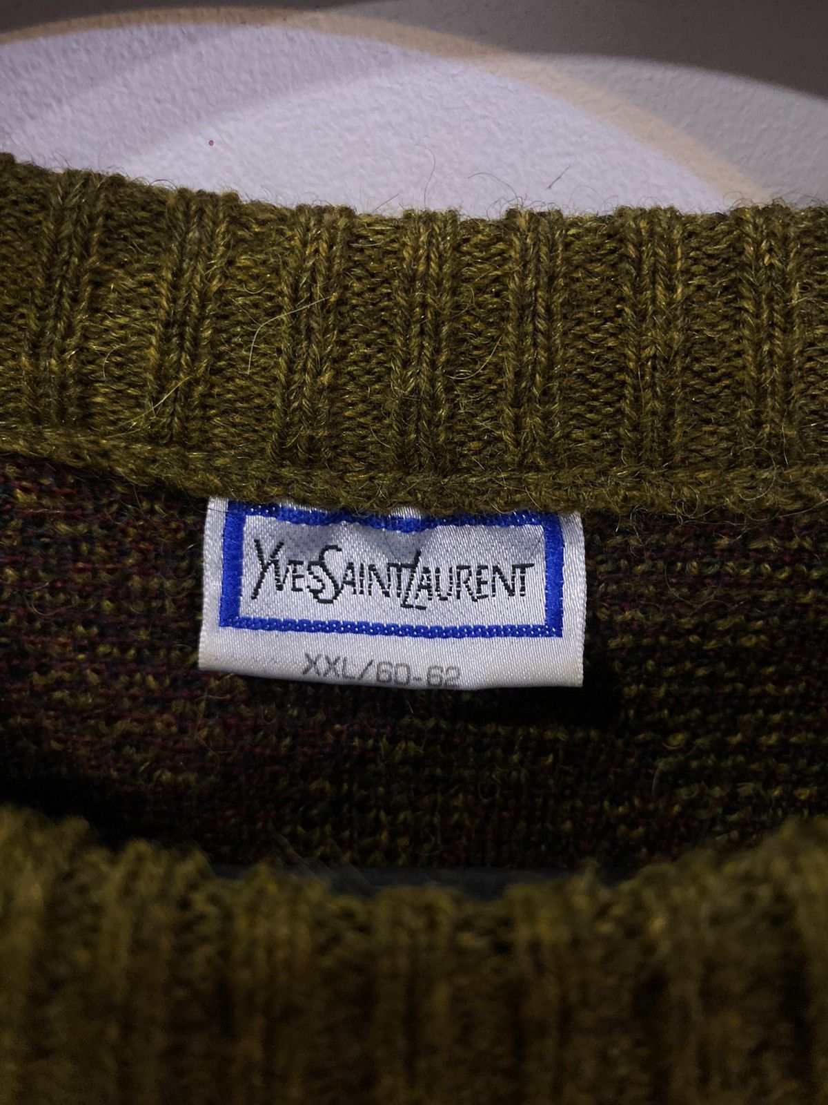 Yves Saint Laurent Wool 90’s YSL Sweater Knit Size US XXL / EU 58 / 5 - 3 Thumbnail