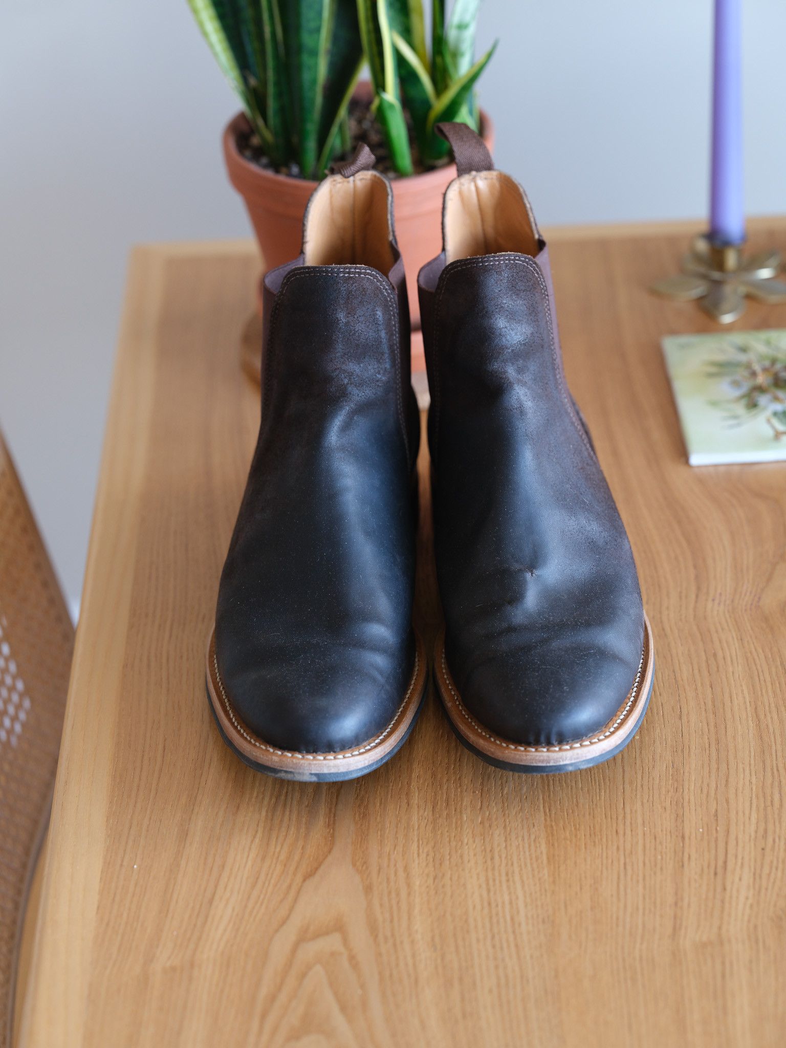 image of Viberg Chelseas - Maryam Split Horsebutt Shoes, Men's (Size 13)