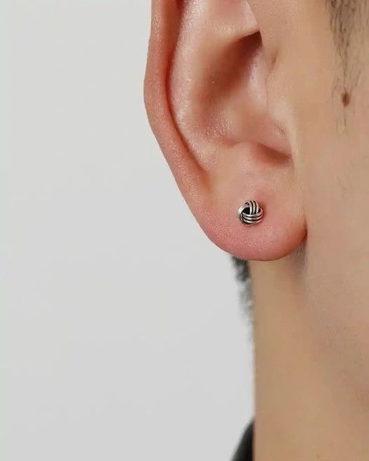 Jewelry × Vintage 925 silver retro punk earrings Size ONE SIZE - 1 Thumbnail