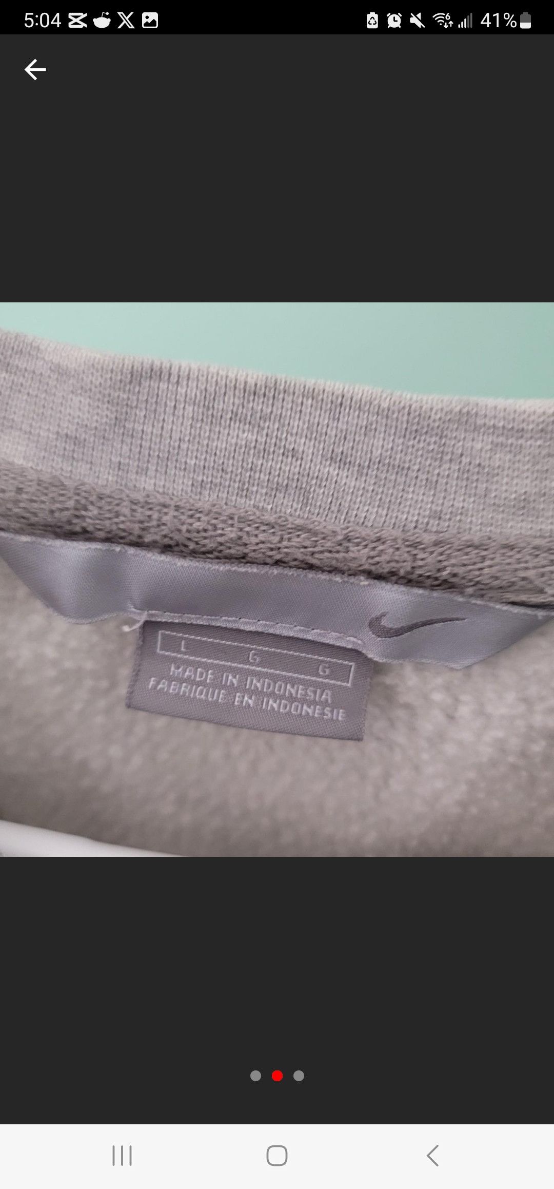 Nike Vintage Nike Crewneck Size US L / EU 52-54 / 3 - 2 Thumbnail