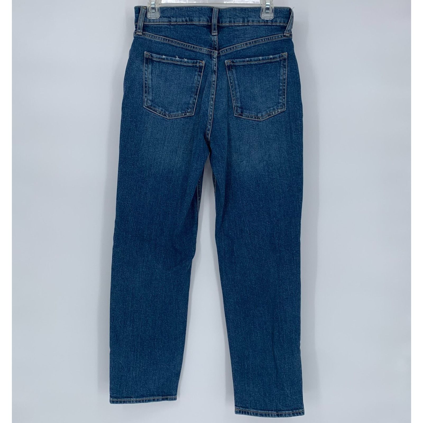 Old Navy Old Navy Saylor Jeans Women's Size 4 Straight Distressed Size 27" / US 4 / IT 40 - 9 Thumbnail