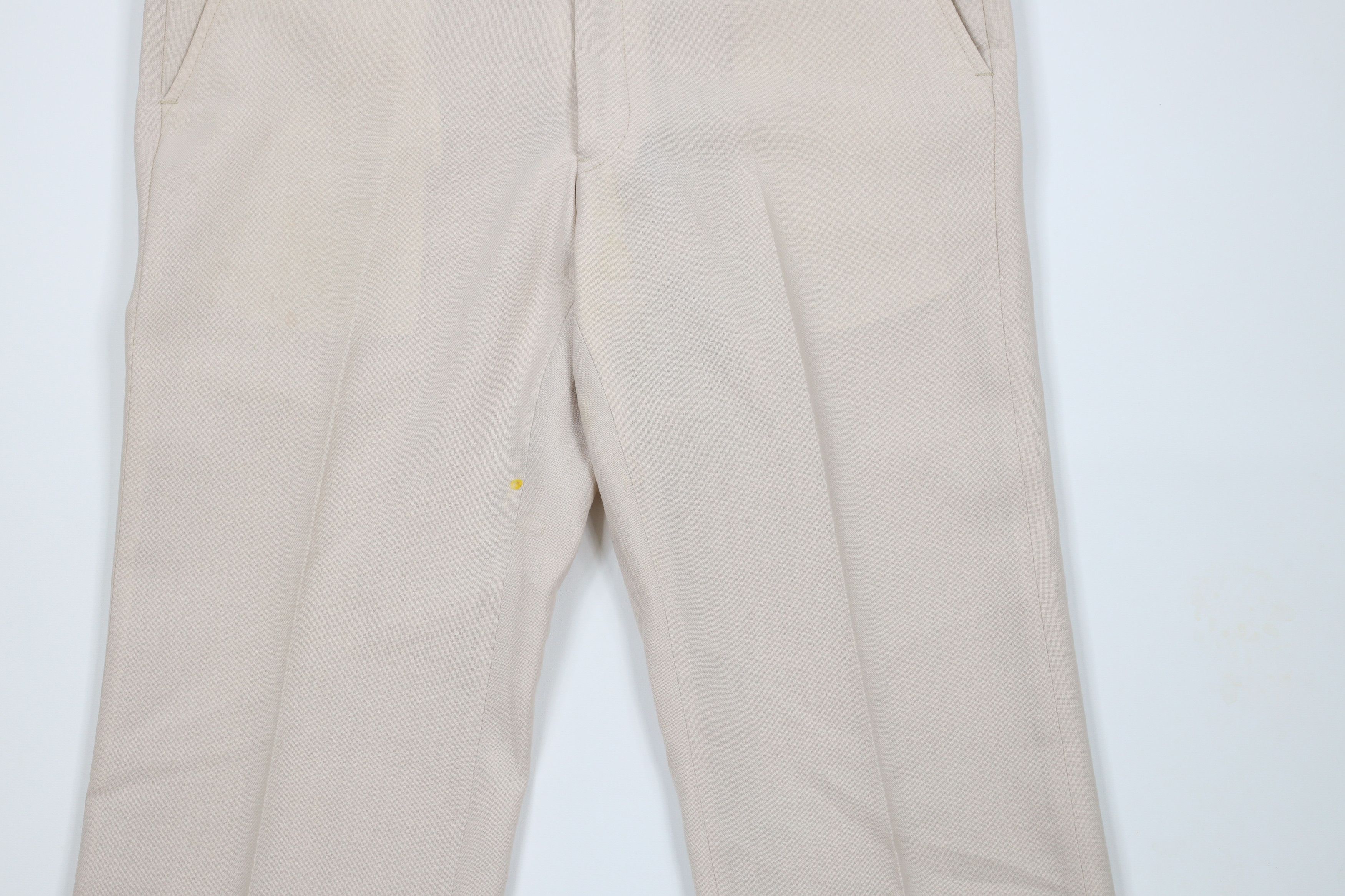 Vintage Vintage 70s Streetwear Linen Blend Bell Bottoms Pants USA Size US 38 / EU 54 - 3 Thumbnail