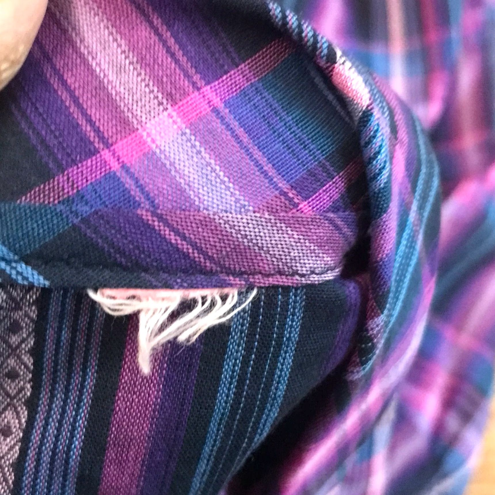 Vintage VINTAGE Dress Plaid Purple Short Sleeve Collared Shirt Dress Casual Girls Size 10 Size US M / EU 48-50 / 2 - 6 Thumbnail