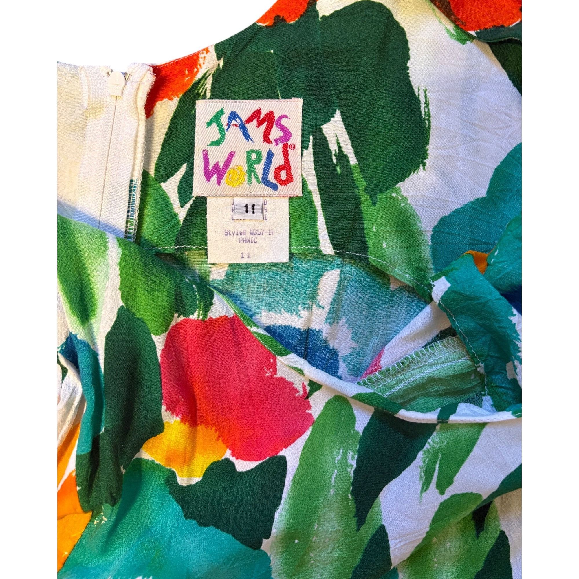 Jams World Jams World L 11 Dress Panic Sundress Hawaiian Sleeveless Poc Size L / US 10 / IT 46 - 7 Thumbnail