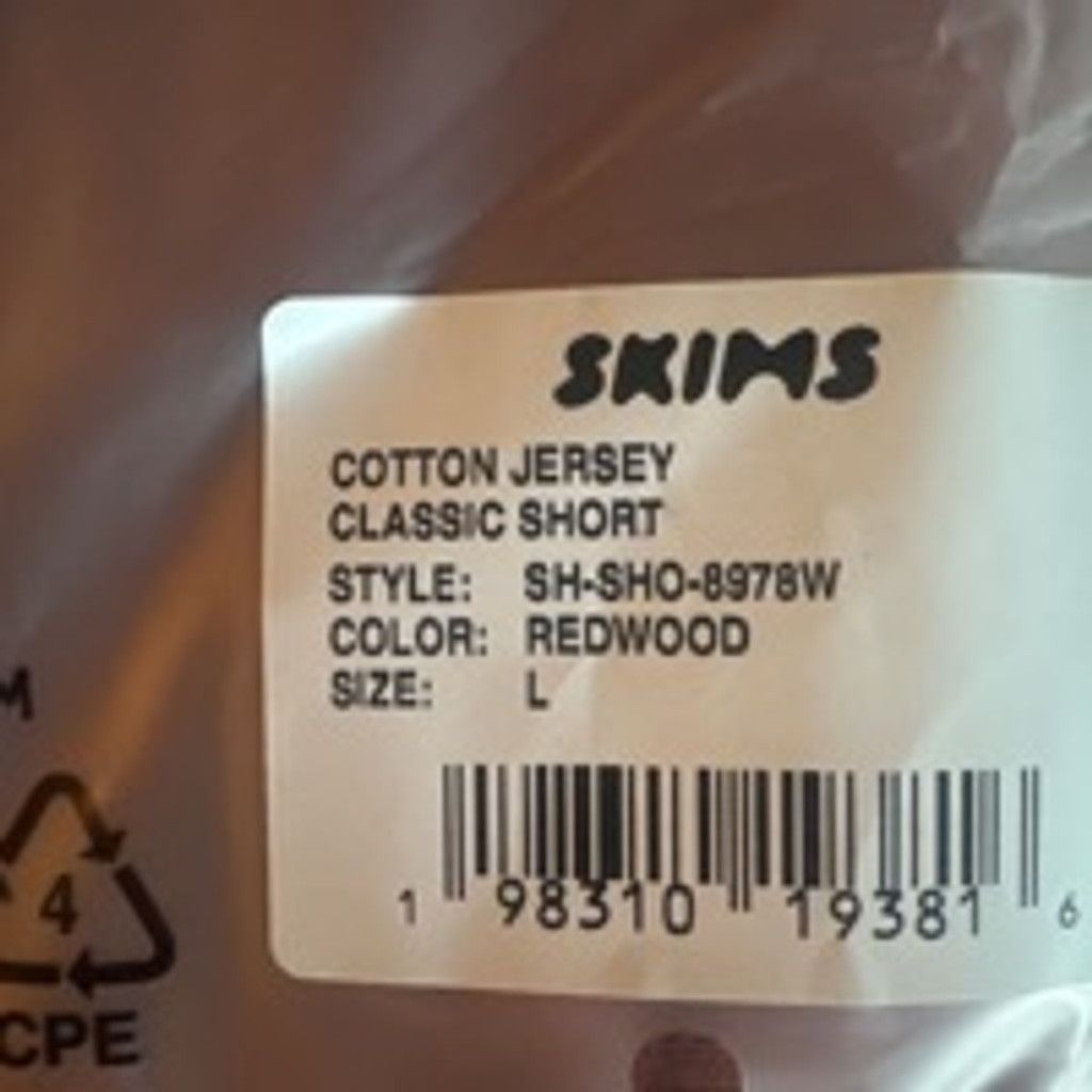 SKIMS NIB Skims COTTON JERSEY CLASSIC SHORT SIZE large Redwood Size 32" / US 10 / IT 46 - 4 Thumbnail