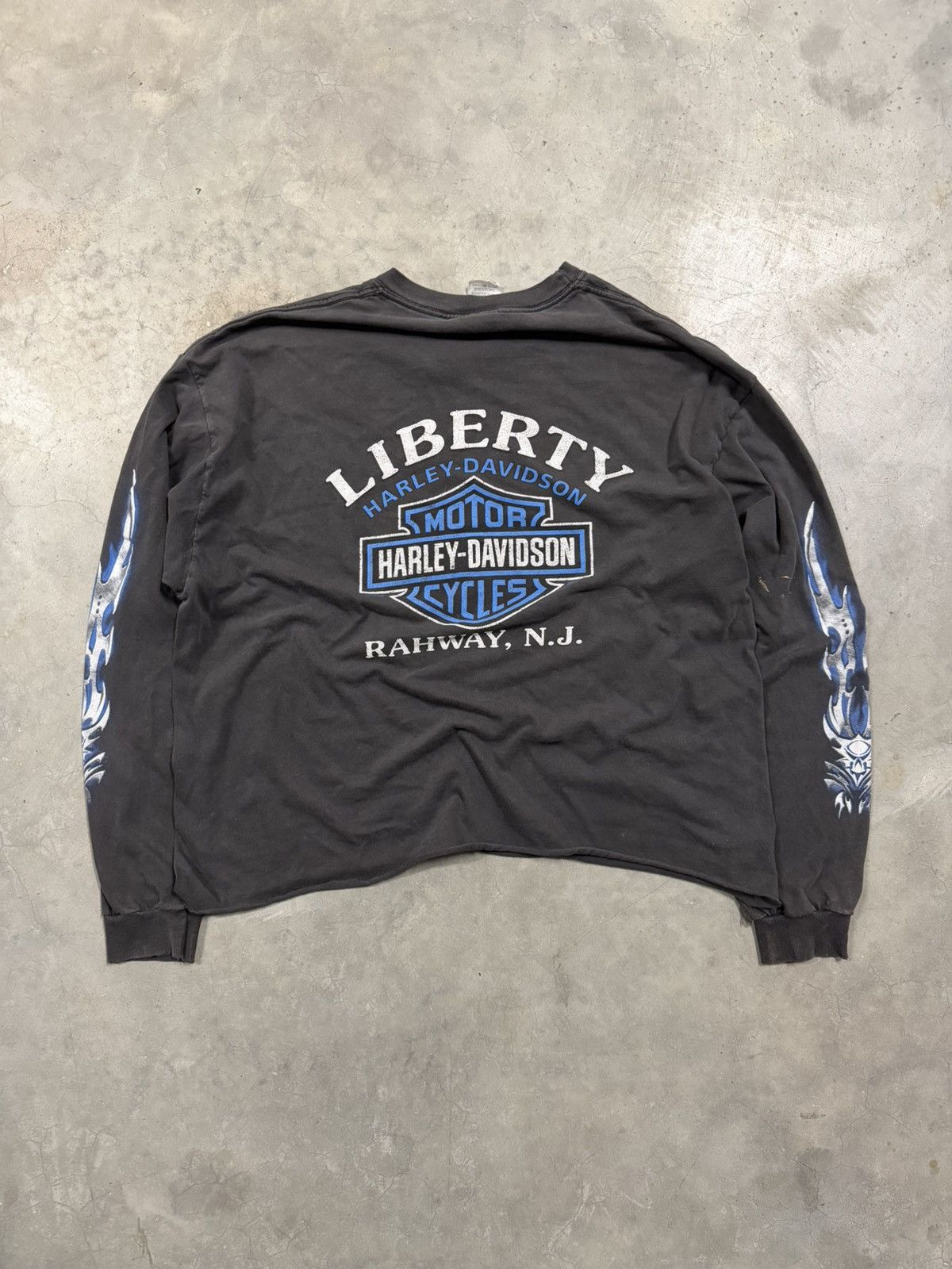 Vintage Vintage 2002 Harley Long Sleeve Size US XL / EU 56 / 4 - 5 Thumbnail