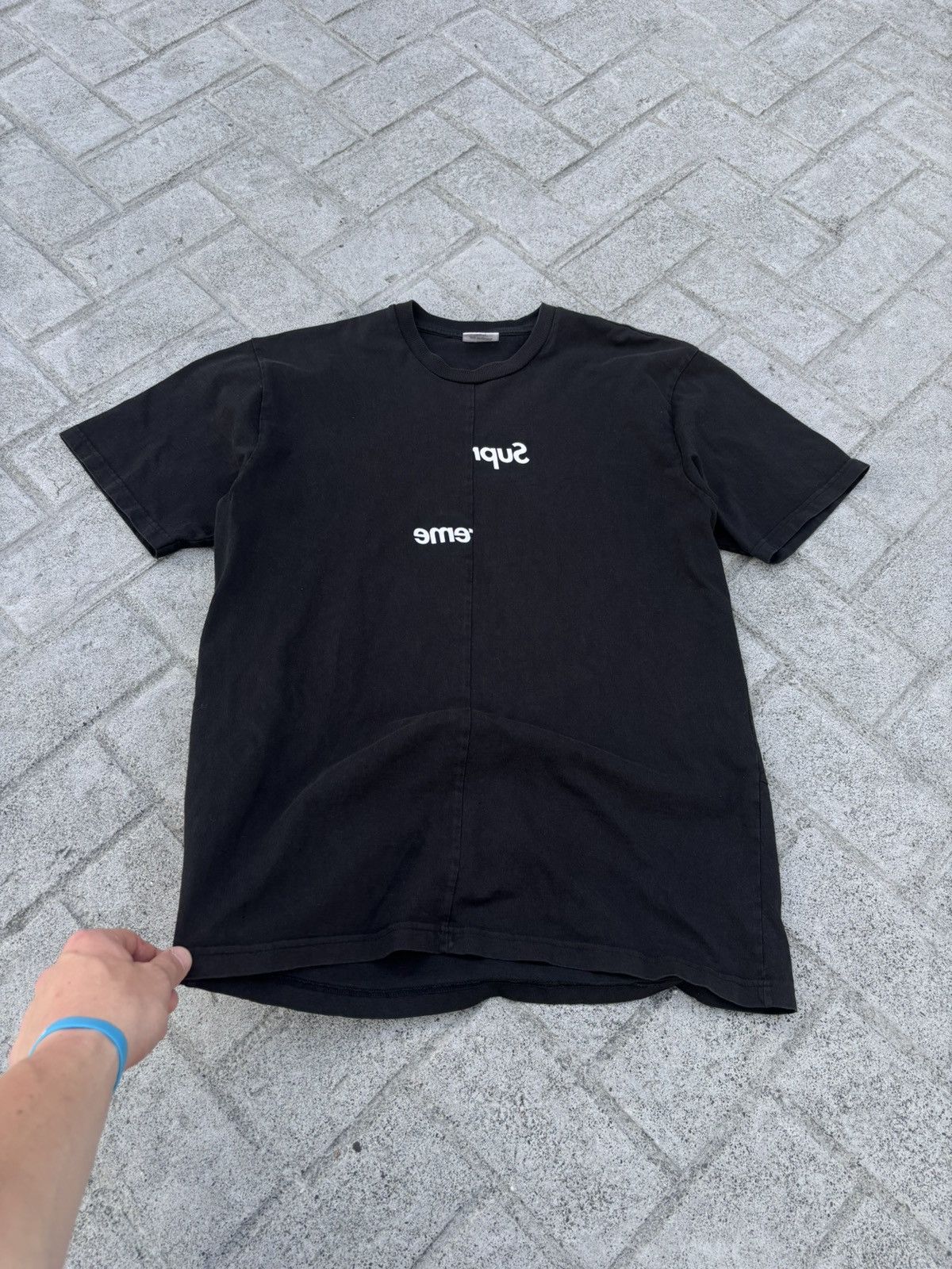 Supreme Supreme x cdg tee Size US M / EU 48-50 / 2 - 1 Thumbnail