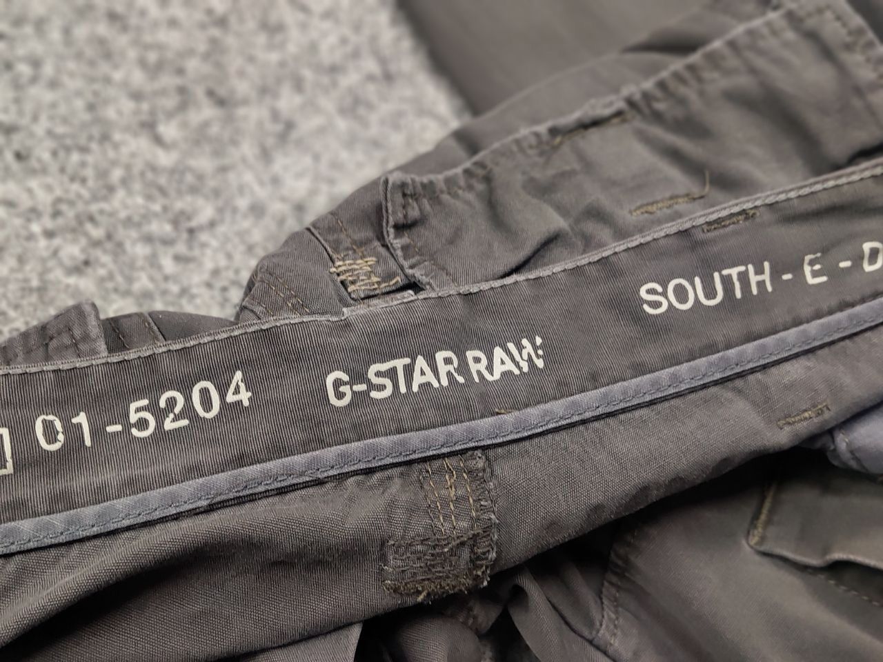 G-Star Vintage G star Raw 5204 Cargo Elwood Gray Bondage Pants Size US 32 / EU 48 - 18 Thumbnail