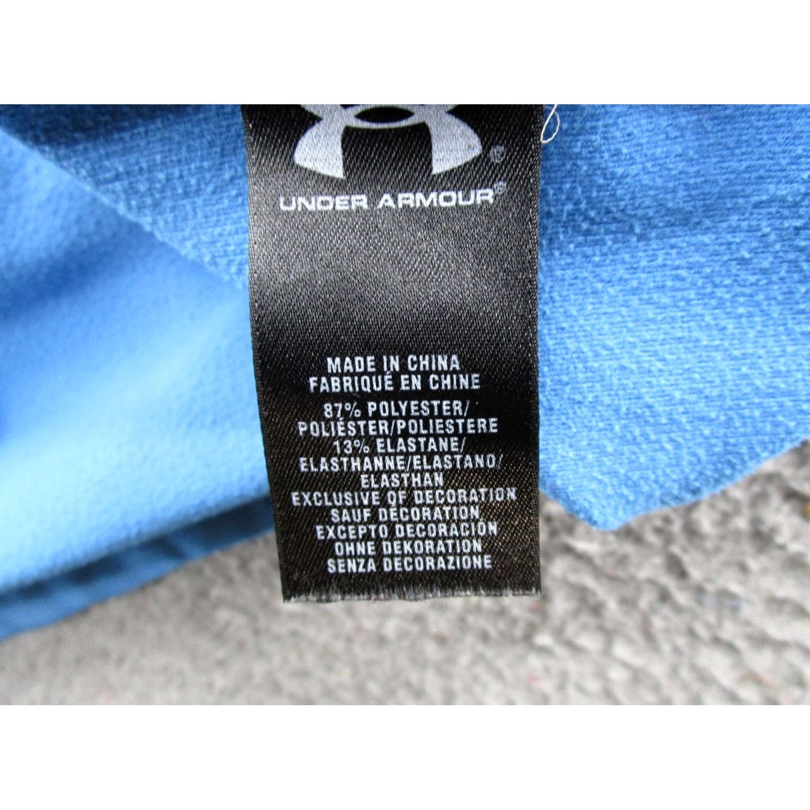 Under Armour Under Armour Polo Shirt Mens L Blue Stretch ColdGear Regular Short Sleeve Golf Shirt Size US L / EU 52-54 / 3 - 4 Thumbnail