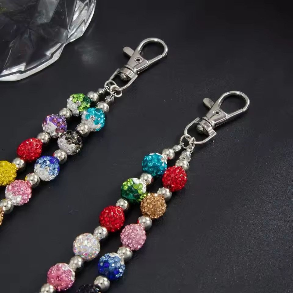 Other Colorful Rhinestone Bead Wallet Chain Size ONE SIZE - 4 Thumbnail