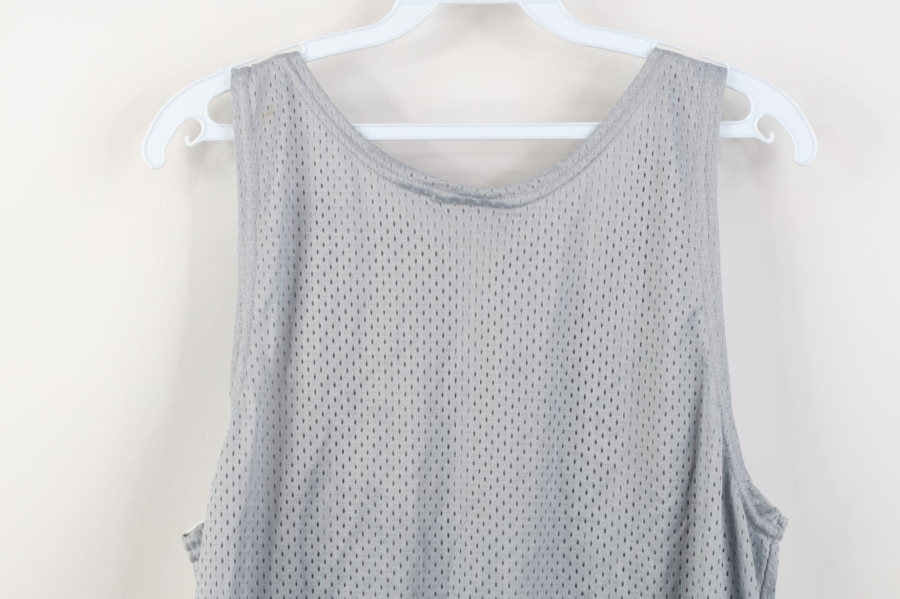 Vintage Vintage 90s Streetwear Striped Mesh Tank Top Jersey T-Shirt Size US M / EU 48-50 / 2 - 9 Thumbnail