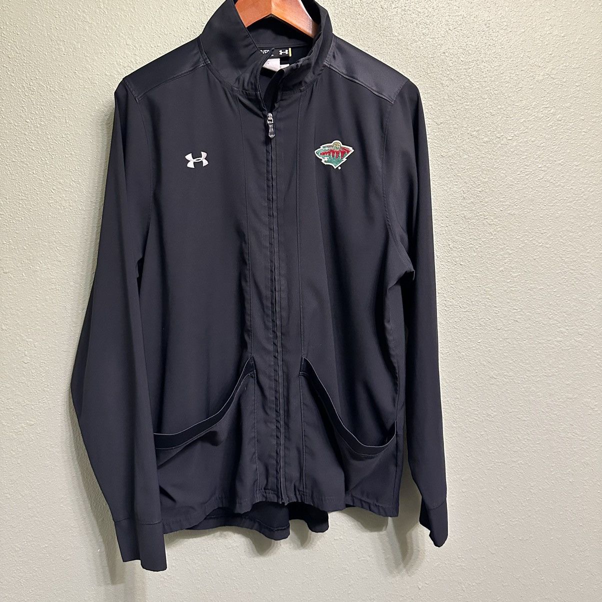 Under Armour Black Under Armour windbreaker jacket - Minnesota Wild Size US XL / EU 56 / 4 - 1 Thumbnail