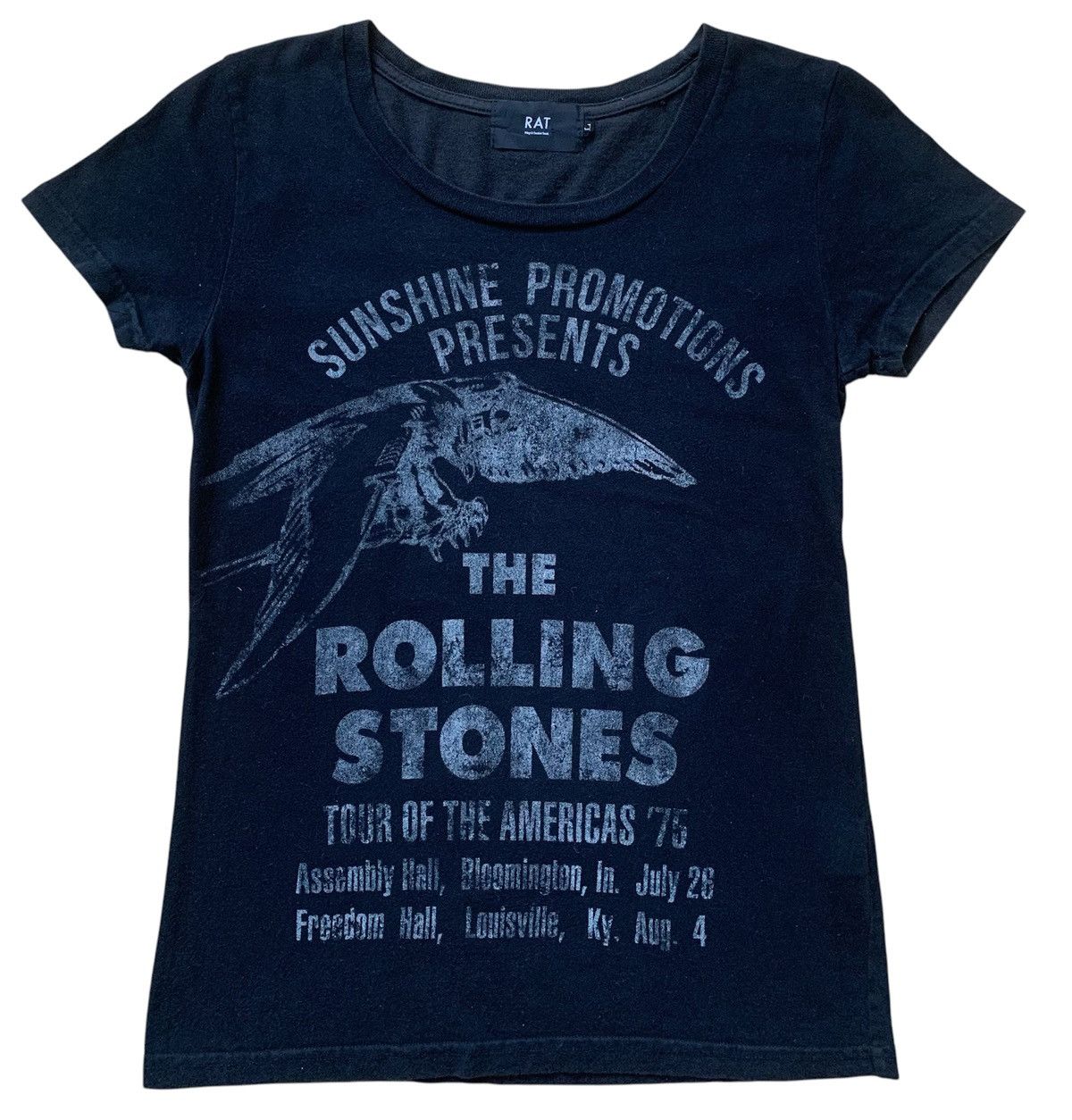 Sunshine Promotions Presents The Rolling Stone Tour ‘76 Tee