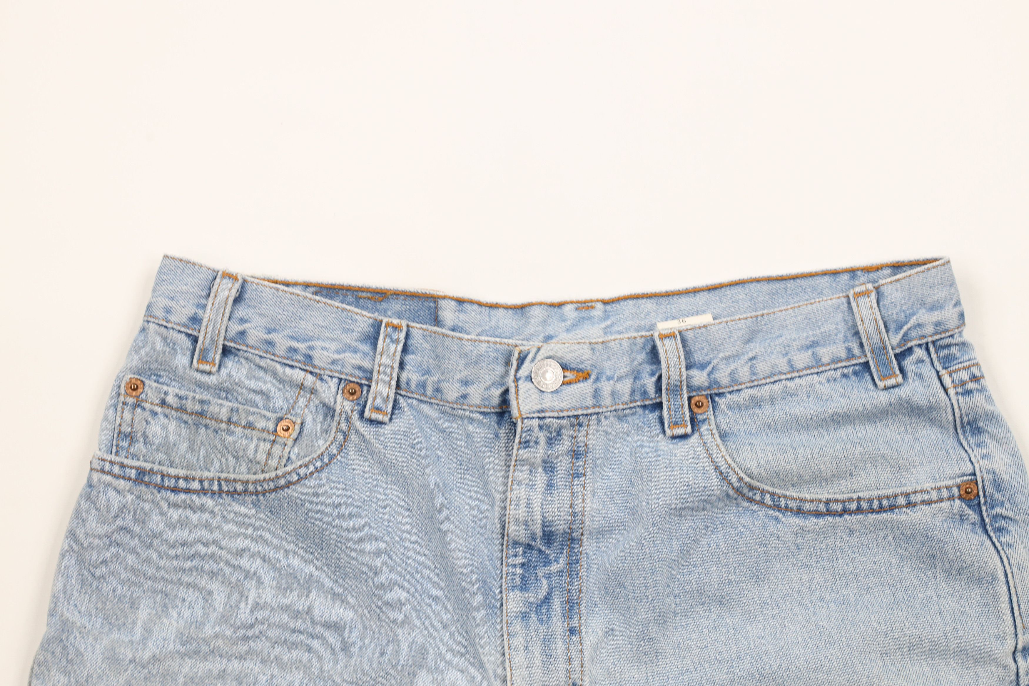 Levi's × Vintage Vintage Y2K 2000 Levis 550 Fit Denim Shorts Jorts USA Size US 34 / EU 50 - 2 Thumbnail