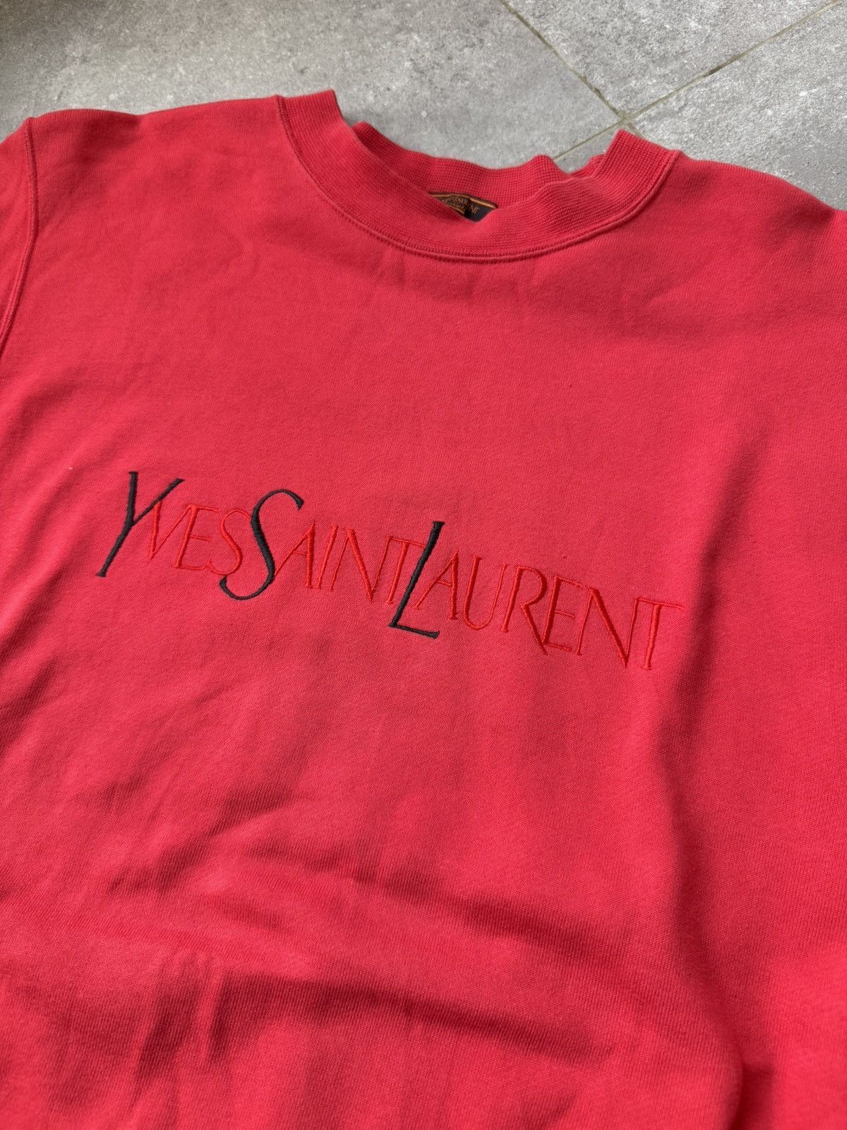 Yves Saint Laurent Vintage Yves Saint Laurent Sweatshirt 90s Size US S / EU 44-46 / 1 - 2 Thumbnail