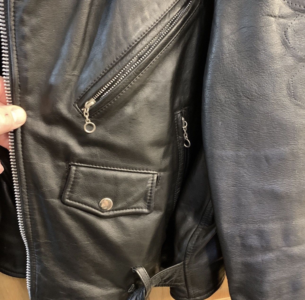 Harley Davidson Open Road Black Leather Jacket Harley Davidson Men’s Size XL Size US XL / EU 56 / 4 - 10 Thumbnail
