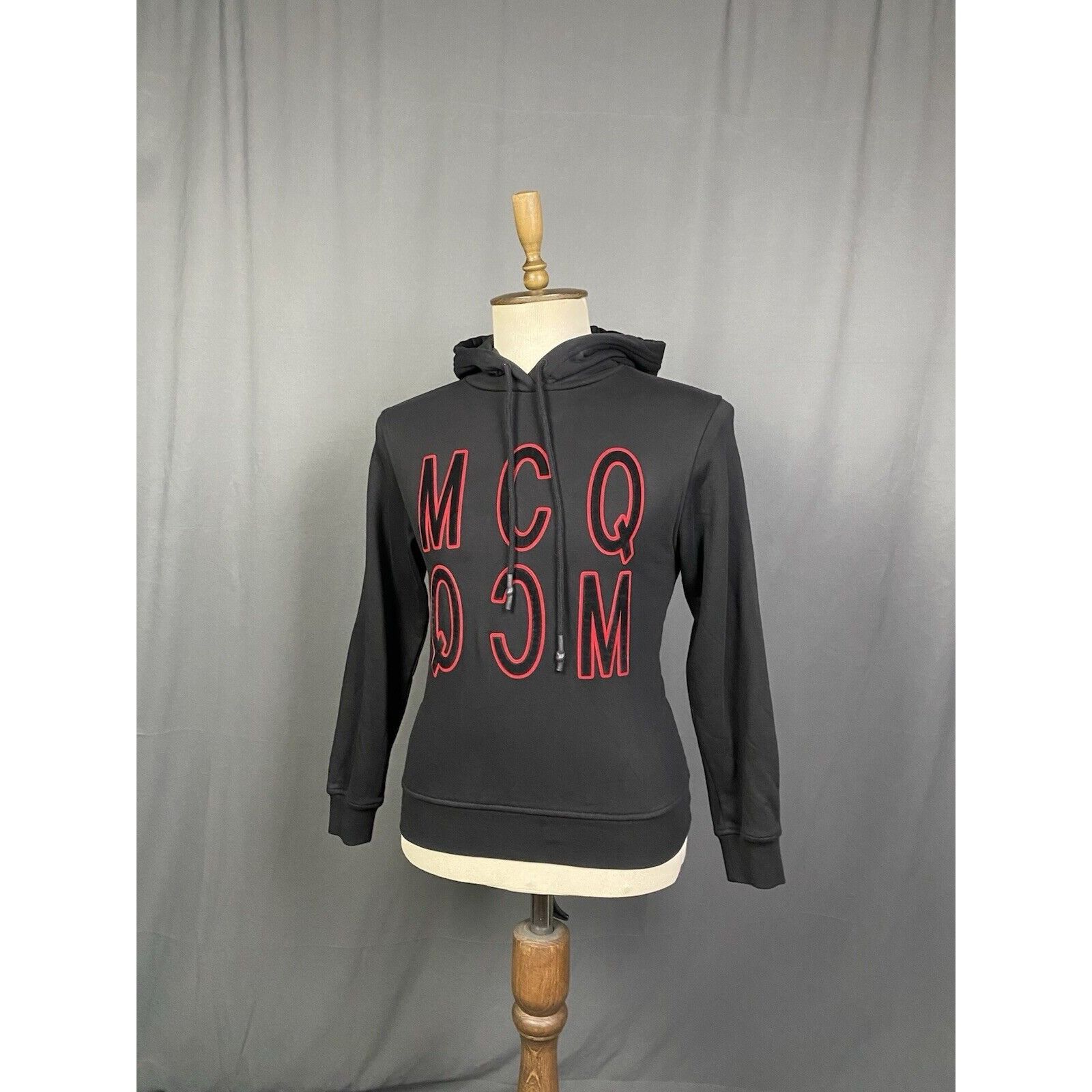 McQ Alexander McQueen Alexander McQueen McQ Big Logo Men's Black Hoodie Sweater Si Size US XS / EU 42 / 0 - 4 Thumbnail